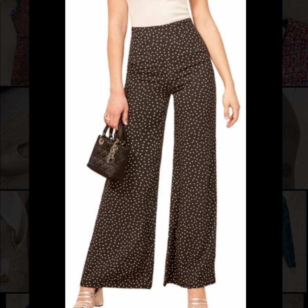 Reformation Selene polka dot pants